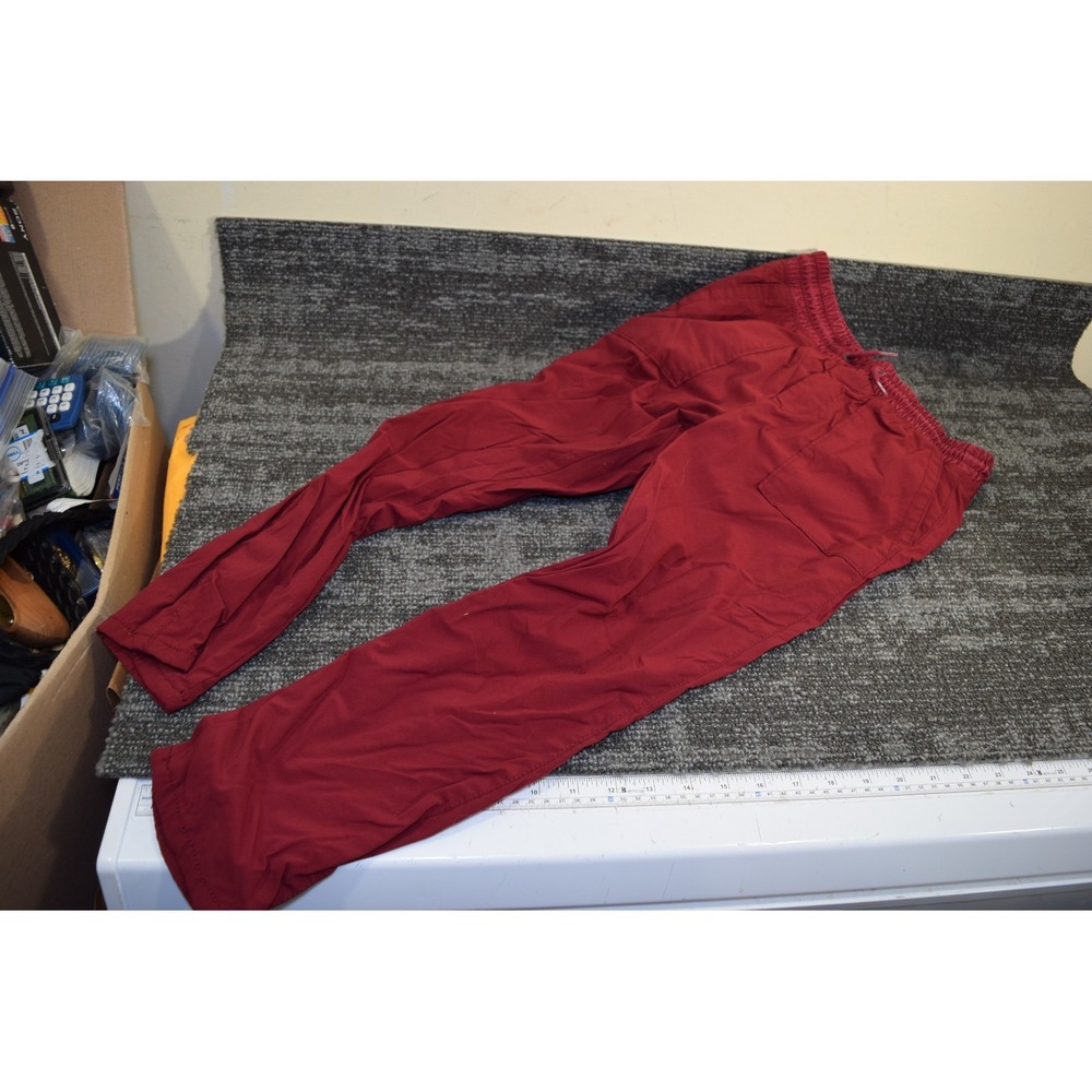 GAP Kids Lined Drawstring Pull On Jogger Pants BOYS M 10 Red